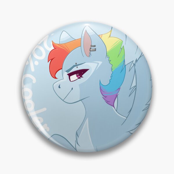 Item preview, MLP 20 percent cooler Rainbow Dash designed and sold by Leivo.