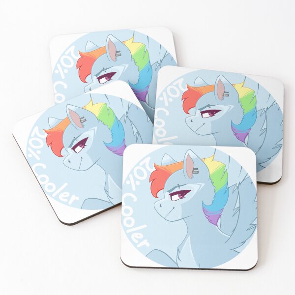 Item preview, MLP 20 percent cooler Rainbow Dash designed and sold by Leivo.