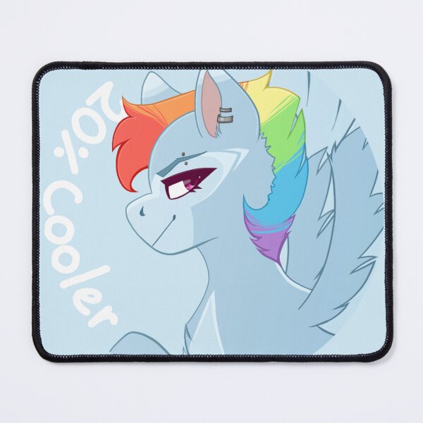 Item preview, MLP 20 percent cooler Rainbow Dash designed and sold by Leivo.