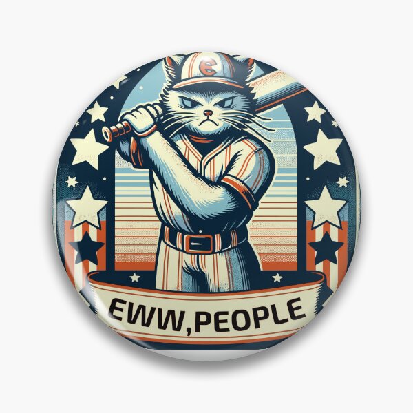 Artikelvorschau, eww,people,ew,Extreme Sports Classic-Baseball-Katze entworfen und verkauft von toobel.