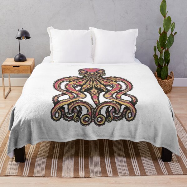 Item preview, geometric octopus in colors designed and sold by bukajart.