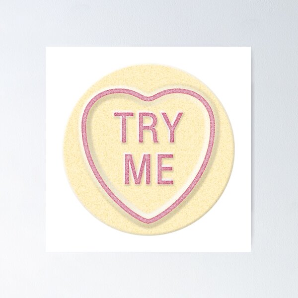 Item preview, NDVH Love Heart TRY ME designed and sold by Nik’s T-Shirts.