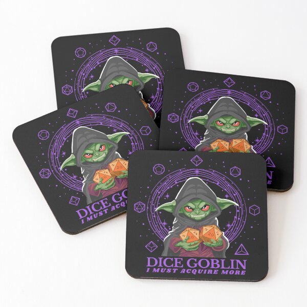 Item preview, Dice Goblin Must Acquire More - Purple designed and sold by Geobat.