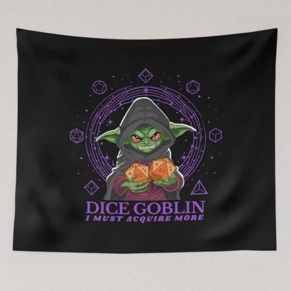 Item preview, Dice Goblin Must Acquire More - Purple designed and sold by Geobat.