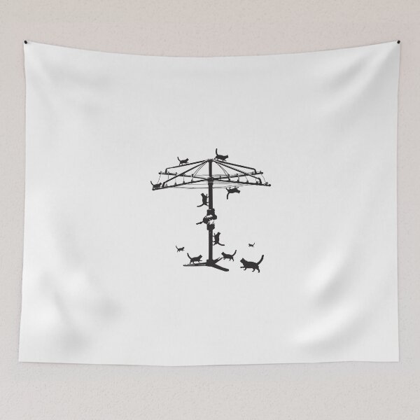 Item preview, Hills Hoist cats - 2 designed and sold by kokinoarhithi.