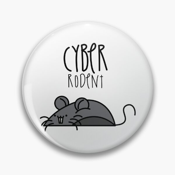 Item preview, Cyber Rodent funny workplace pun designed and sold by ZenReiArt.