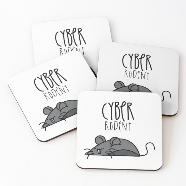 Item preview, Cyber Rodent funny workplace pun designed and sold by ZenReiArt.