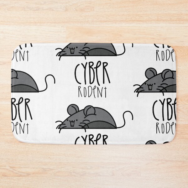 Item preview, Cyber Rodent funny workplace pun designed and sold by ZenReiArt.