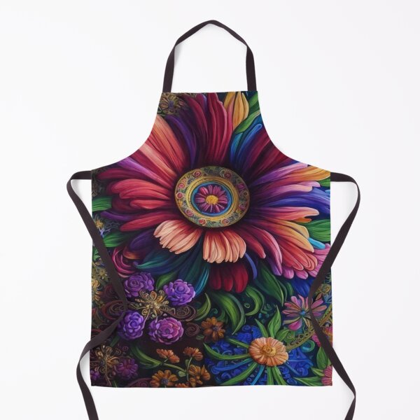 Item preview, Whimsical Flowers in Vivid Colors designed and sold by Beyond The Canvas.