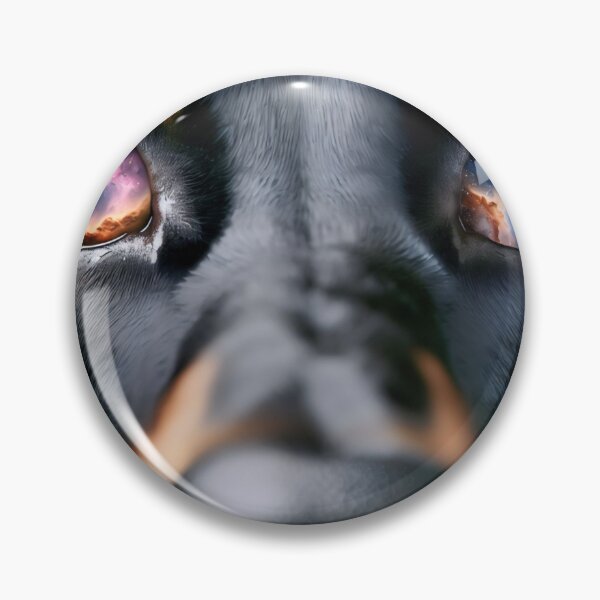 Item preview, Stellar Canine Companion - Galactic Black Dog designed and sold by Adalis.