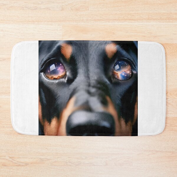 Item preview, Stellar Canine Companion - Galactic Black Dog designed and sold by Adalis.