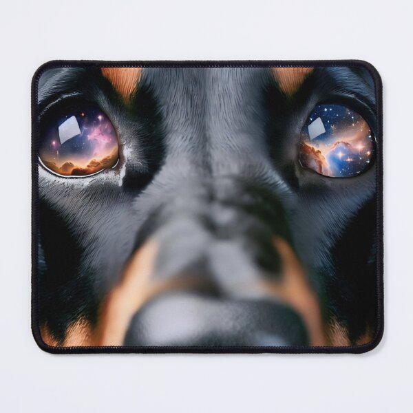 Item preview, Stellar Canine Companion - Galactic Black Dog designed and sold by Adalis.