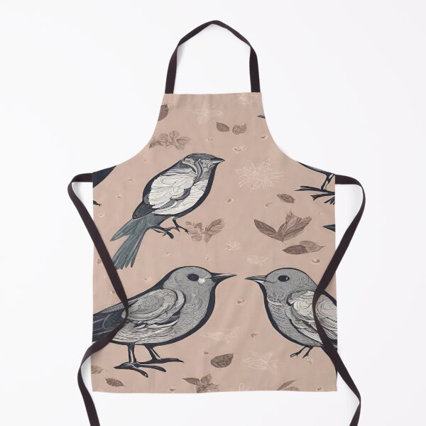 Item preview, Group of birds on a creamy background designed and sold by Erik Visnievskij.
