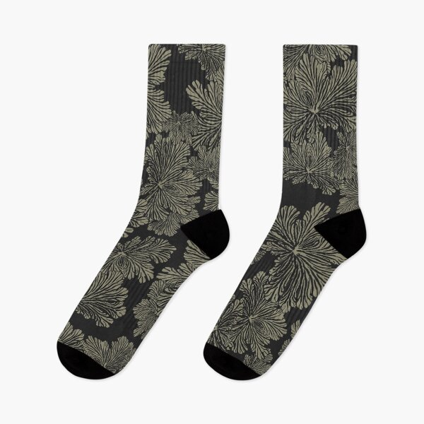 Item preview, Floral pattern organic graphic dark designed and sold by reznieh.