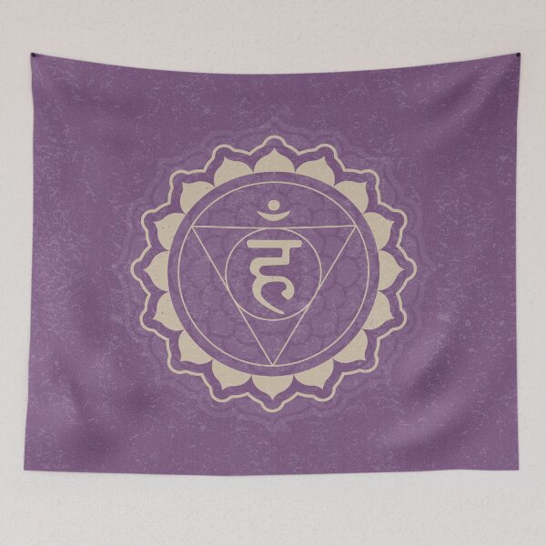 Item preview, Throat Chakra Mandala - Plum + Dove designed and sold by Irene Estelle.