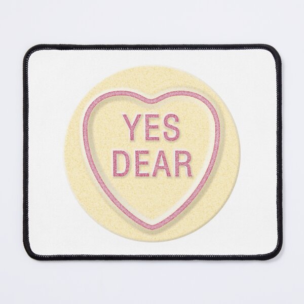 Item preview, NDVH Love Heart YES DEAR designed and sold by Nik’s T-Shirts.