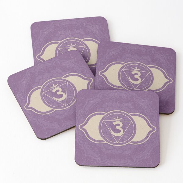 Item preview, Third Eye Chakra Mandala - Plum + Dove designed and sold by Irene Estelle.
