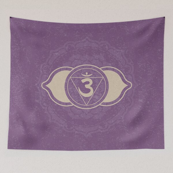 Item preview, Third Eye Chakra Mandala - Plum + Dove designed and sold by Irene Estelle.