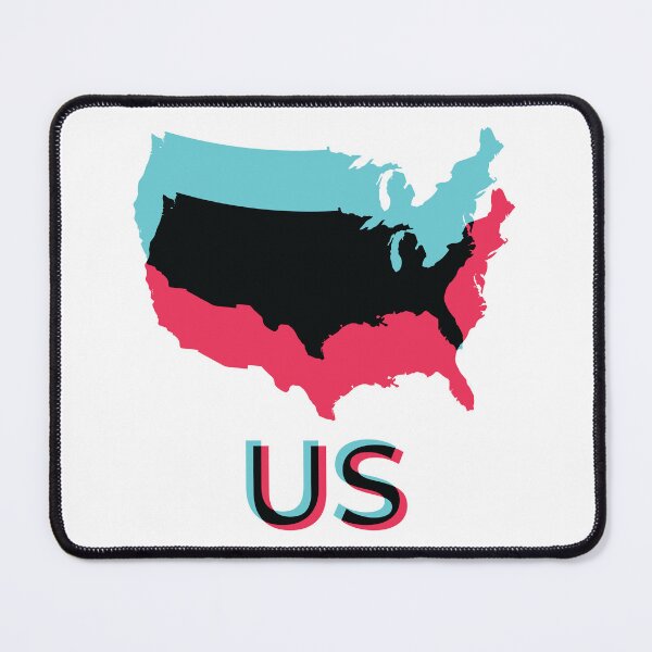 Item preview, Modern Social Media Style USA Map designed and sold by pelagio.