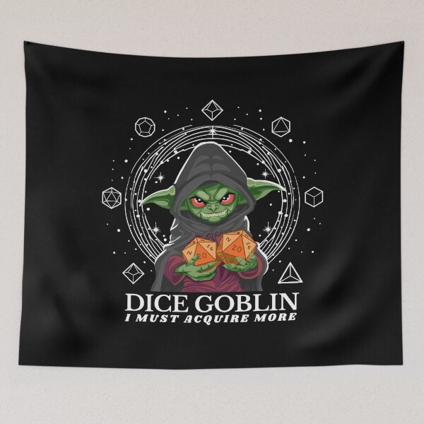 Item preview, Dice Goblin Must Acquire More - White designed and sold by Geobat.