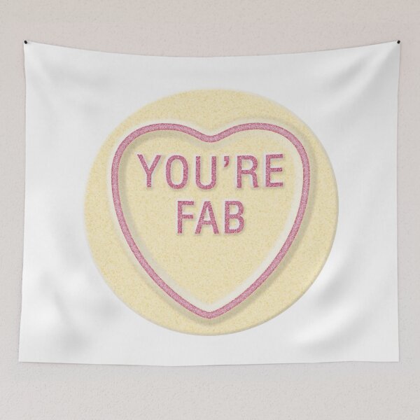 Item preview, NDVH Love Heart YOU'RE FAB designed and sold by Nik’s T-Shirts.