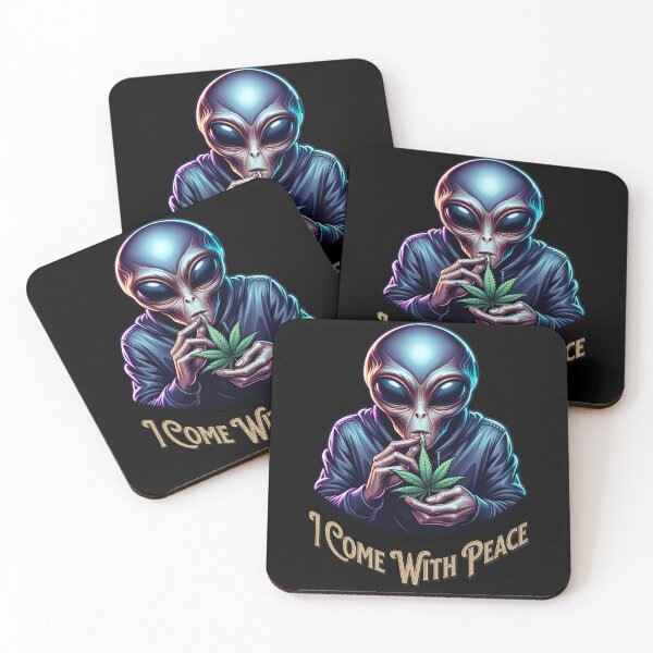Item preview, I Come With Peace Alien Smoker designed and sold by JoeZigns81.