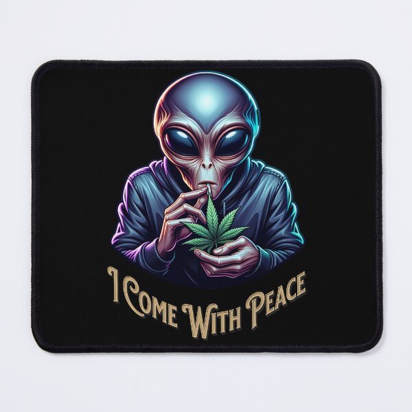 Item preview, I Come With Peace Alien Smoker designed and sold by JoeZigns81.