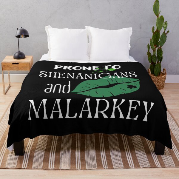 Aperçu de l'œuvre Sujet aux manigances et aux malarkey - Saint-Patrick, lèvres irlandaises créée et vendue par BababuuuPrint.