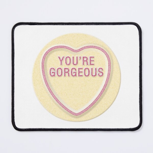 Item preview, NDVH Love Heart YOU'RE GORGEOUS designed and sold by Nik’s T-Shirts.