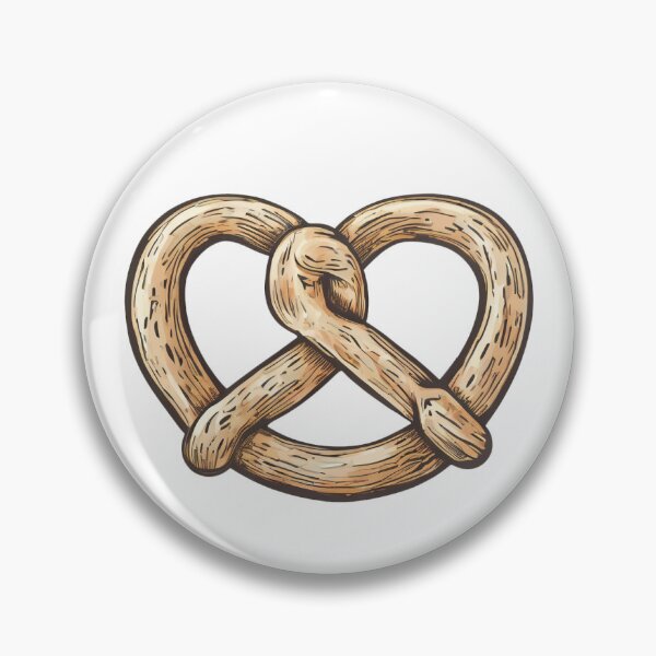 Item preview, Pretzel Graphic (on light background) designed and sold by Kendall Anderson.