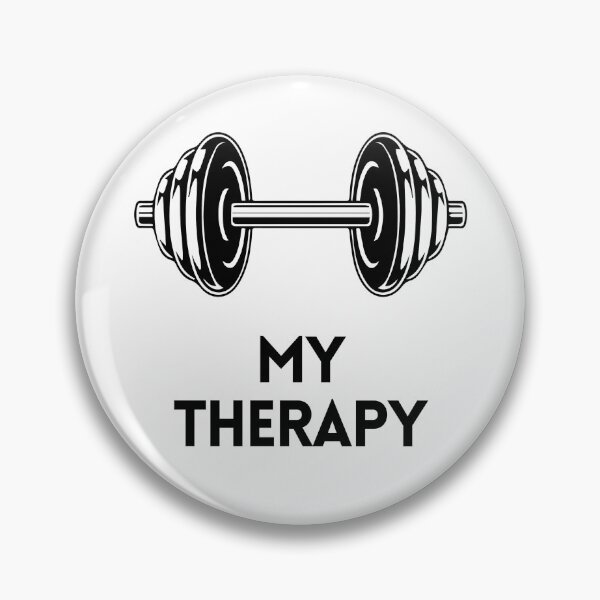 Item preview, My therapy is training, gym, mat, motivation designed and sold by HyperMotivation.