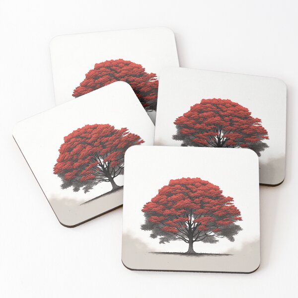Item preview, Chestnut tree | Red minimalism designed and sold by ComicsFactory.