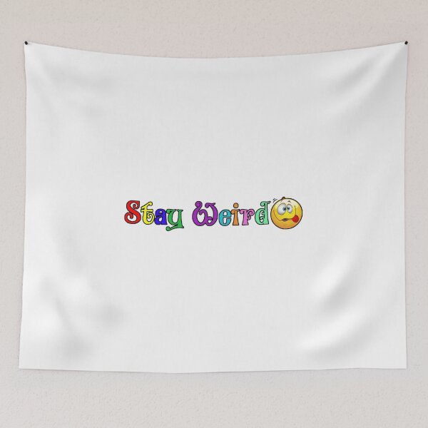 Item preview, Stay Weird with a Crazy Face Emoji designed and sold by litmusician.