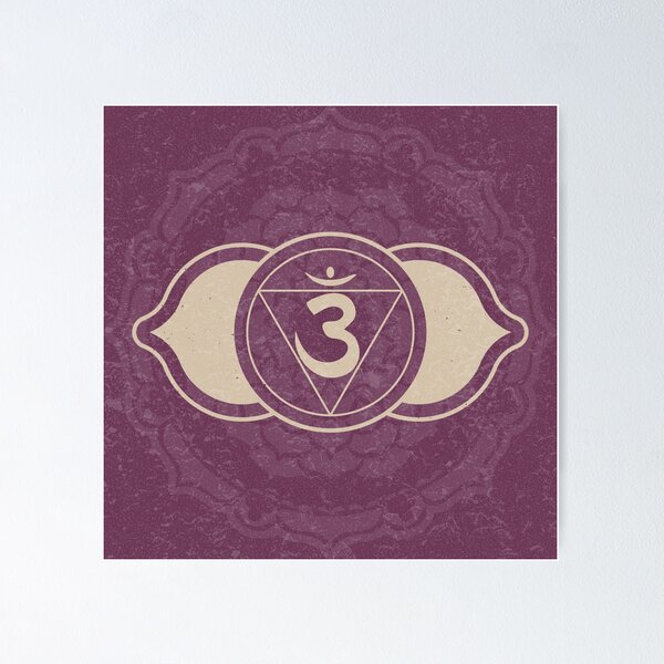 Item preview, Third Eye Chakra Mandala - Beet + Dove designed and sold by Irene Estelle.