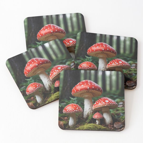 Item preview, Amanita muscaria in forest designed and sold by stevanovicigor.
