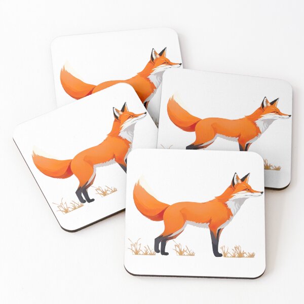 Item preview, Friendly fox at the edge of the field Red fox designed and sold by Frostquest.