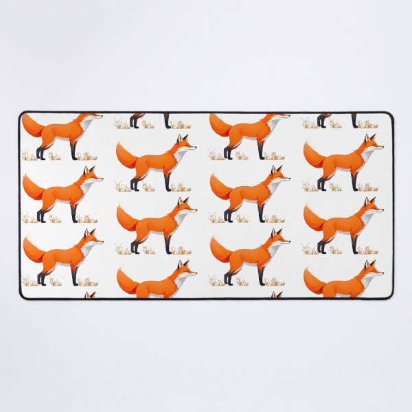 Item preview, Friendly fox at the edge of the field Red fox designed and sold by Frostquest.