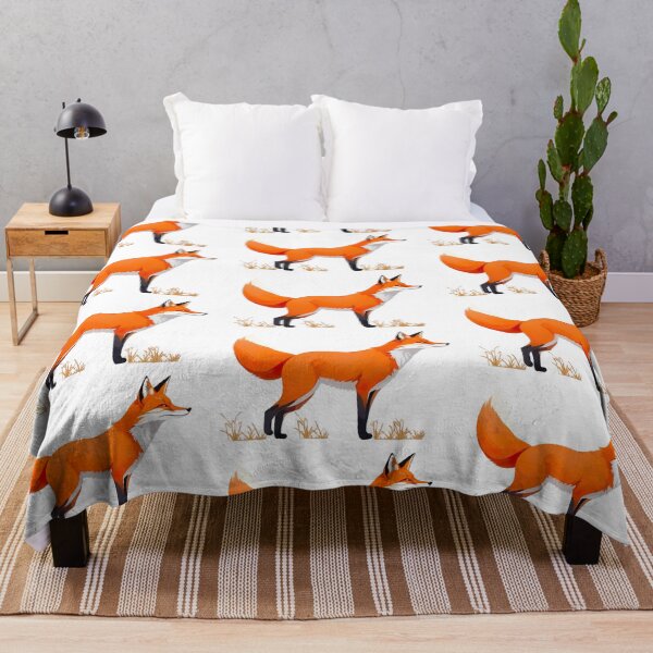 Item preview, Friendly fox at the edge of the field Red fox designed and sold by Frostquest.