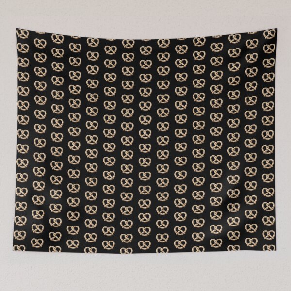 Item preview, Pretzel Graphic (on dark background) designed and sold by Kendall Anderson.