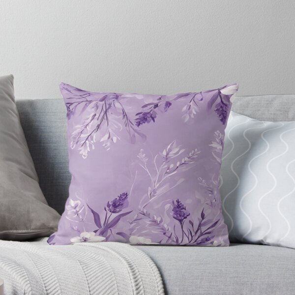 Item preview, Purple and white floral pattern. Fashionable designed and sold by Erik Visnievskij.