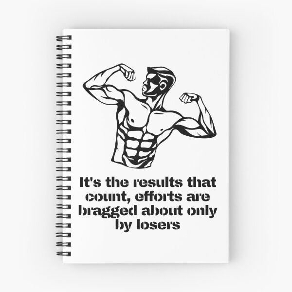 Item preview, It's the results that count, efforts are bragged about only by losers designed and sold by HyperMotivation.