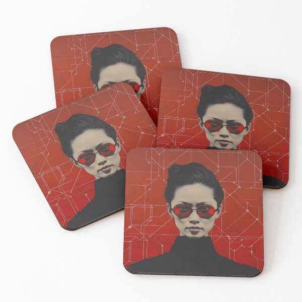 Item preview, Chien-Shiung Wu | Red minimalism designed and sold by ComicsFactory.