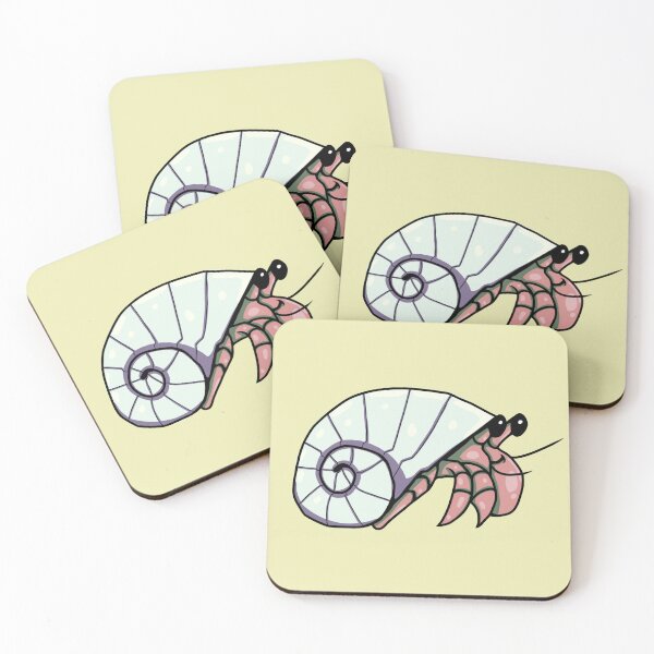 Item preview, Crab with snail shell, shellfish on the beach designed and sold by ChrisCelCraft.