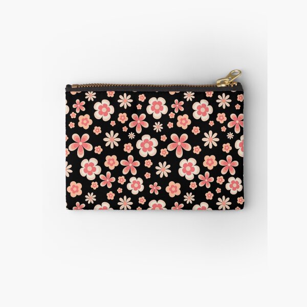 Item preview, Pantone 2024 Peach Fuzz Retro Flower Power Toss Pattern designed and sold by ClaudiaFlores.