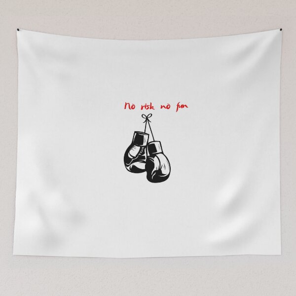 Item preview, no risk no fun, gym, mat, combat sports designed and sold by HyperMotivation.