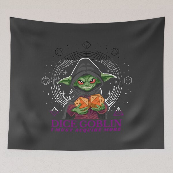 Item preview, Dice Goblin Must Acquire More - Asexual Flag designed and sold by Geobat.