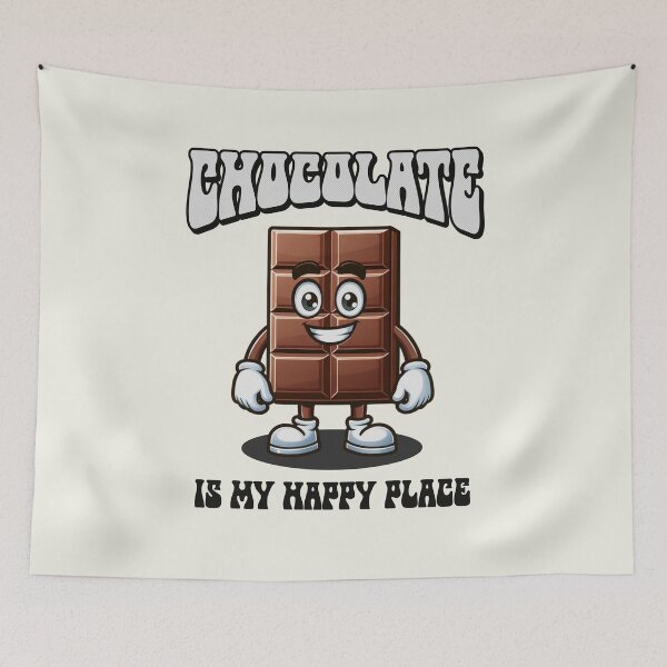 Item preview, Chocolate Is My Happy Place designed and sold by RockBeeDesigns.