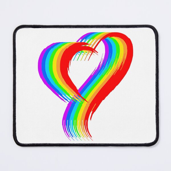 Item preview, Rainbow Heart Pride Pop Art V2a designed and sold by RetrospectUK.