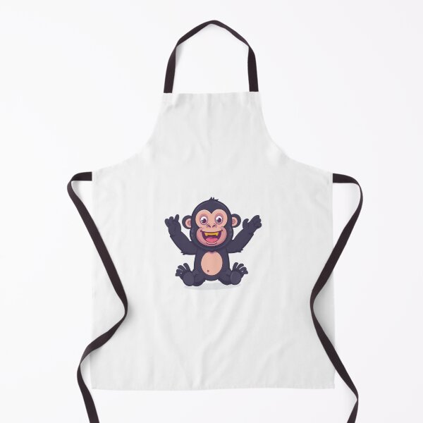 Item preview, Cheerful Chimpanzee Cartoon Character Joy designed and sold by prehistoricco.