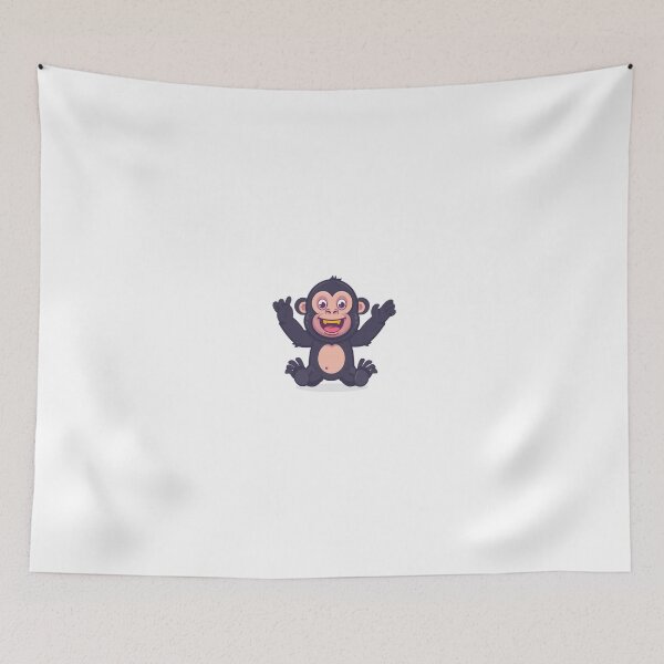 Item preview, Cheerful Chimpanzee Cartoon Character Joy designed and sold by prehistoricco.